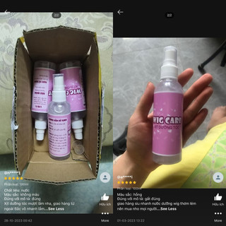 XỊT DƯỠNG TÓC GIẢ 100ML CHỈ 15K (CHAI MÀU HỒNG HOẶC DẠNG LỌ CHIẾT)