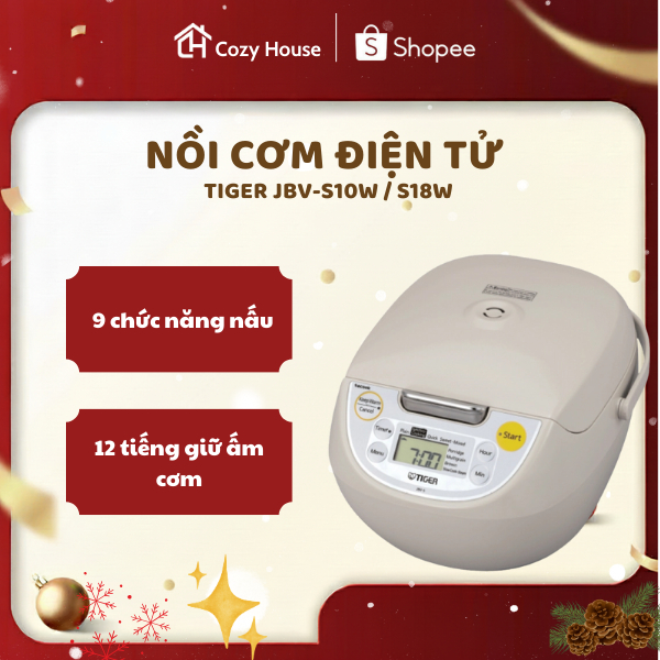 Nồi cơm điện tử Tiger JBV-S10W / S18W