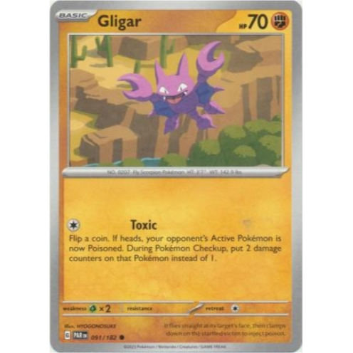 [Thẻ bài Pokemon TCG] Gligar - 091/182 - Common