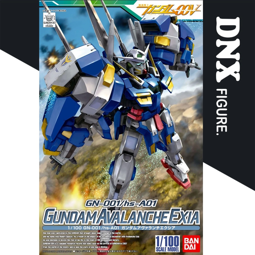 Mô Hình Lắp Ráp NG 1/100 Avalanche Exia Gundam (New Seal)