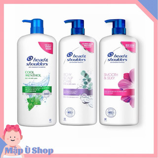  Dầu gội Head & Shoulders bạc hà mát lạnh - cho da đầu ngứa - suôn mềm óng mượt chai 625ml - 850ml - 1200ml 