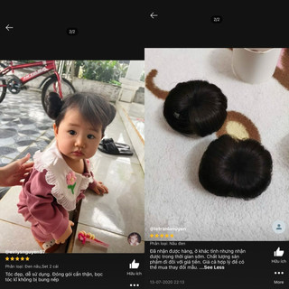 [DÀNH CHO BÉ] BÚI TÓC NATRA DẠNG CẶP SIÊU XINH