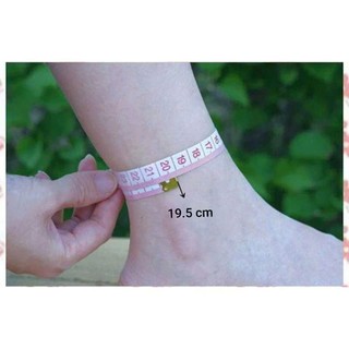 Vòng đeo chân chỉ ngũ sắc sợi nhỏ đan đẹp ( Ghi chú size cổ chân - tay )
