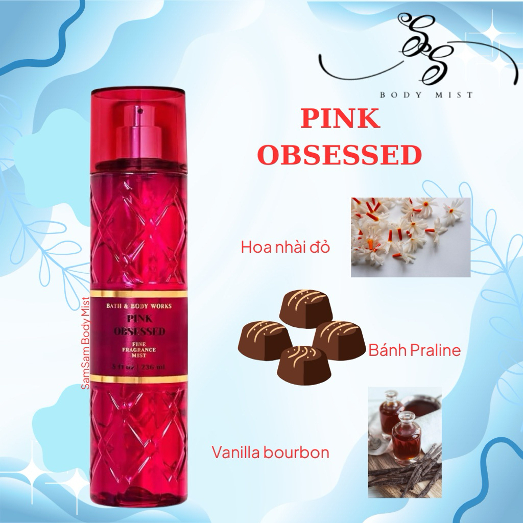 Full size Body Mist PINK OBSESSED