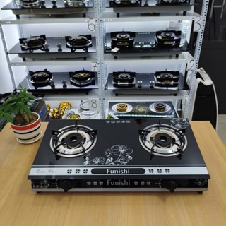  Bếp gas đôi FUNISHI đen bản cao cấp Mâm đúc  .GIÁ THÀNH ĐI ĐÔI VS CHẤT LƯỢNG BẢO HÀNH 24 THÁNG Cam kết giống mô tả 
