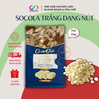  Socola Trắng Compound Dạng Hạt Nút Cacao Talk  Túi 1kg  