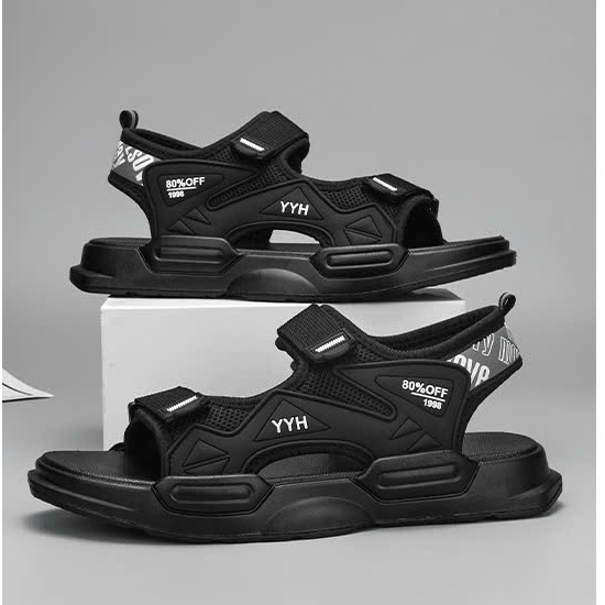 Dép Sandal Nam Thể Thao, Dép Xăng Đan Nam Đế Êm Chống Trượt, Quai Dán Ôm Chân, Thoáng Khí Dp30