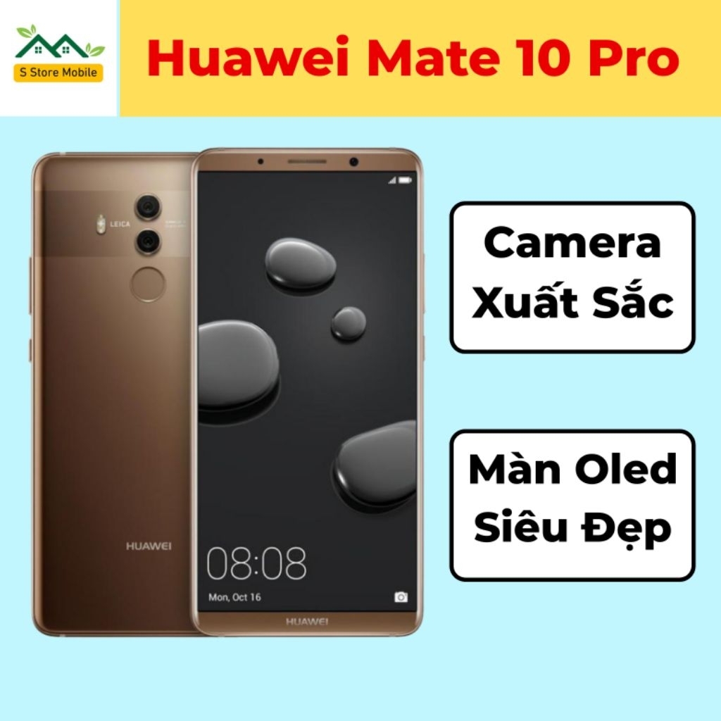 Điện Thoại Huawei Mate 10 Pro Màn Hình Oled Dụng Lượng 6Gb + 128Gb Chip Kirin 970