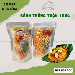 Bánh tráng trộn thập cẩm full topping, bánh tráng tự trộn kèm quất - Ăn vặt nhà Cốm