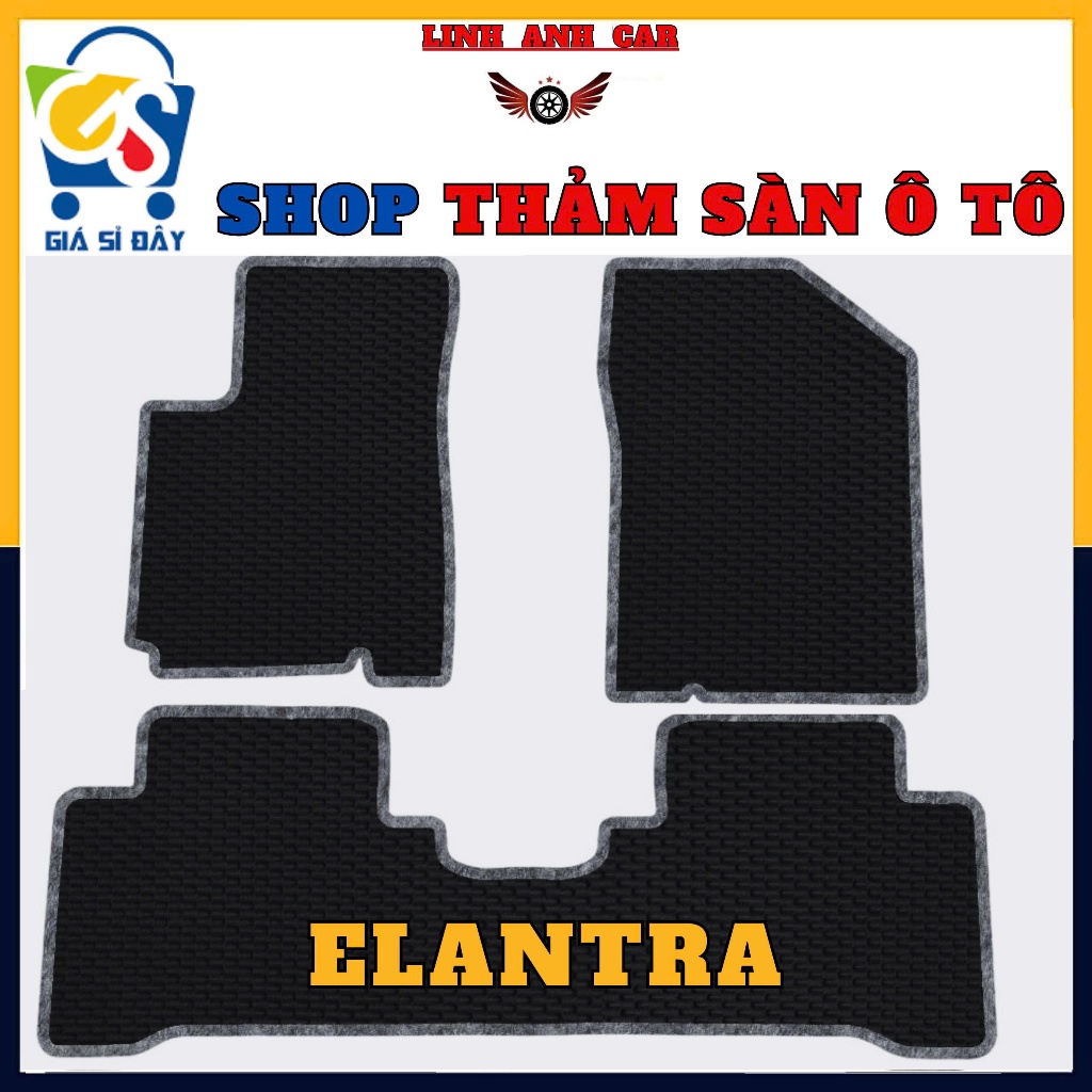 [BÁN LỖ] THẢM LÓT SÀN ELANTRA,LÓT SÀN CAO SU CẮT THEO FOM-KO MÙI,CHỐNG TRƯỢT