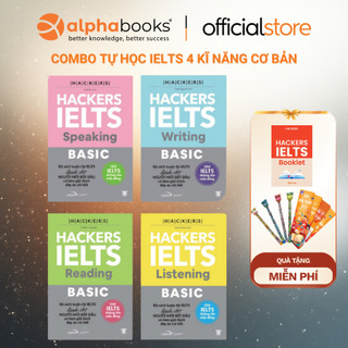 Sách – Hackers IELTS Basic (Reading + Listening + Writing + Speaking) (Gamma Books)