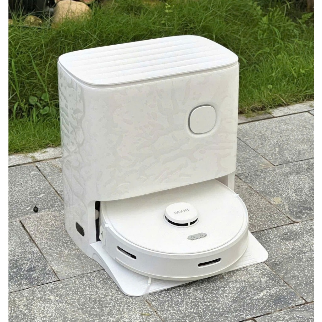 (GIÁ SỐC + QUÀ TẶNG) Robot hút bụi, lau nhà INXNI U1 PRO khử khuẩn ion bạc và tự giặt sấy khô giẻ - 