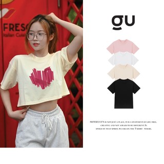Áo Thun Croptop Nữ Y2K Cotton 100% - Áo Phông Croptop Basic Streetwear Form Lửng Cổ Tròn Mịn Đẹp Hot Trend Mới