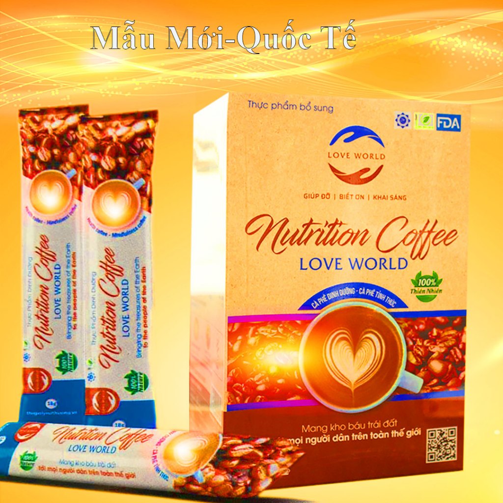 Cà Phê Nutrition Coffee Love World Cafe Nutrition Love World Hỗ Trợ Tiêu Hao Mỡ