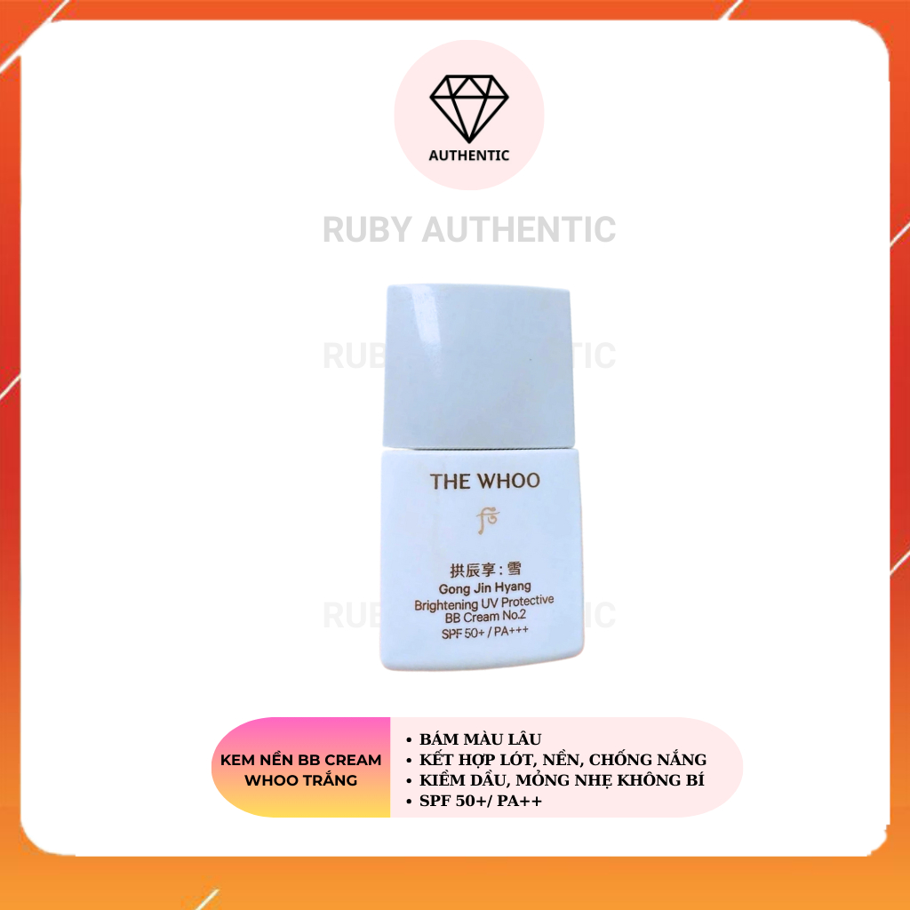 Kem nền bb cream Whoo trắng mini 13ml