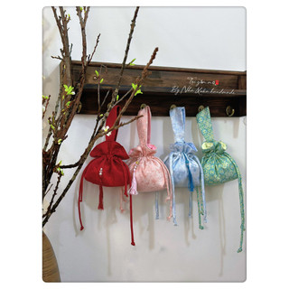 Túi vải gấm Mơ phụ kiện cho bé gái (Nhà Xuka handmade)