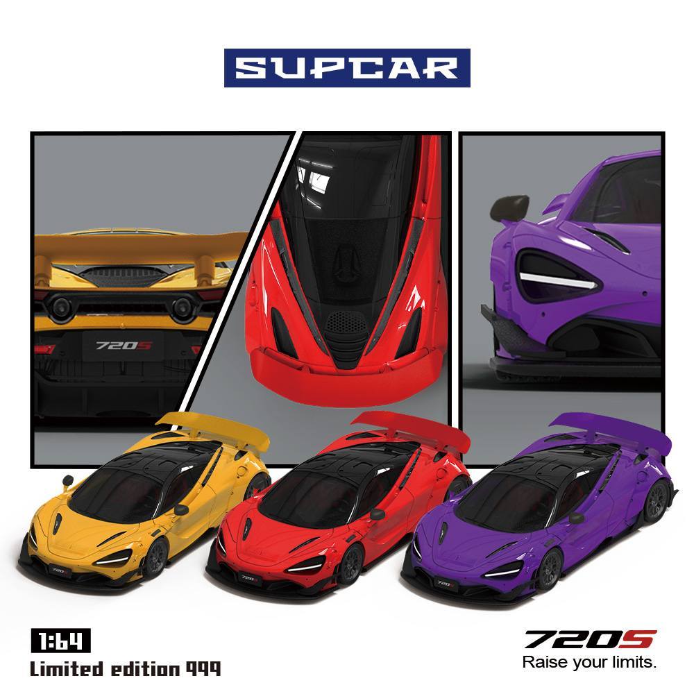 Mô hình ô tô McLaren 720s 1:64 Supcar