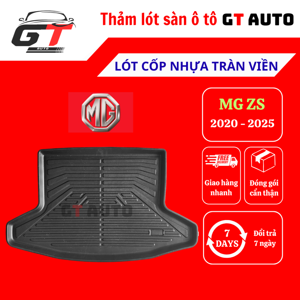 Thảm lót cốp nhựa đúc TPE MG ZS bản Lux+