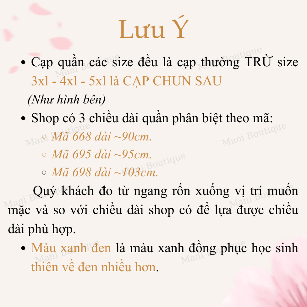 Quần Tây Đen Đi Học 1 Khuy Nút Lưng Cao QD668 Chất Vải Tuyết Mưa Ống Đứng Có Đỉa Dùng Dây Nịt | BigBuy360 - bigbuy360.vn