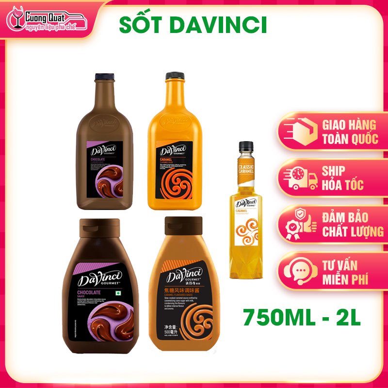Sốt Davinci Pha Chế Chuyên Dụng - Nhiều dung tích