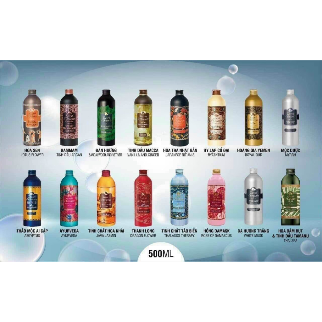 [Xả Kho-Date 2028]Sữa Tắm Tesori d'Oriente 500ml/250ML