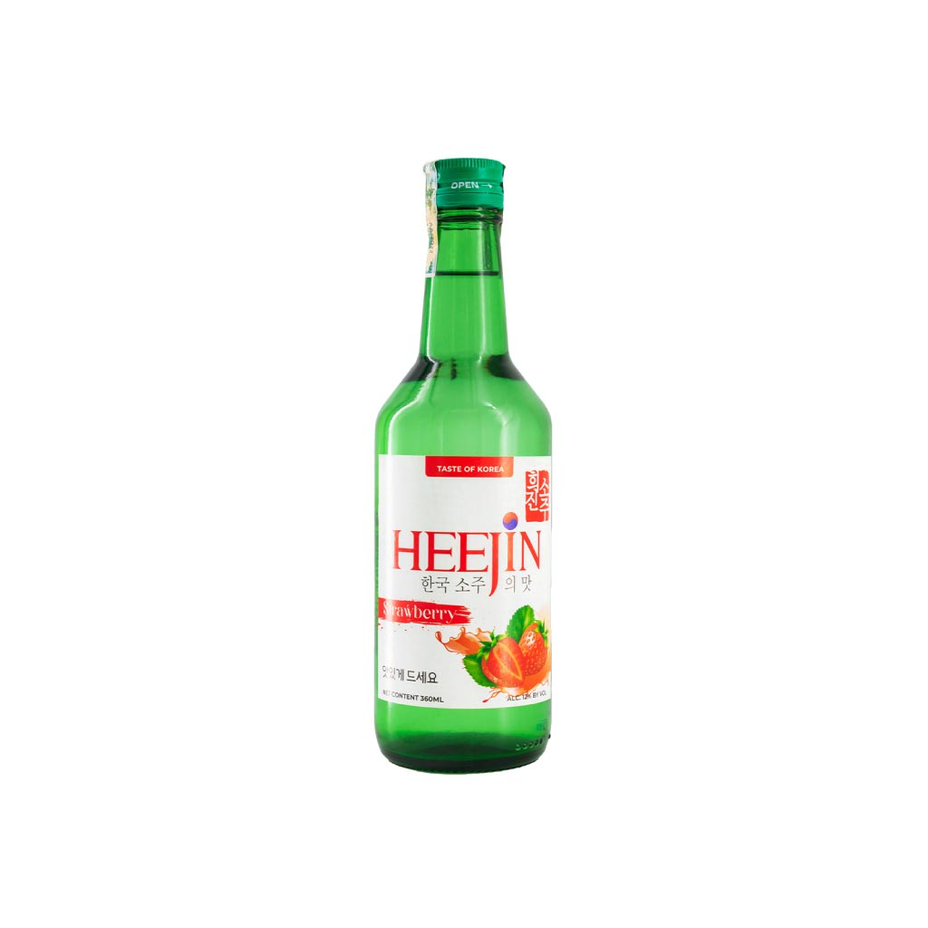 Combo Rượu Heejin Soju Hàn Quốc Vị Dâu 360Ml