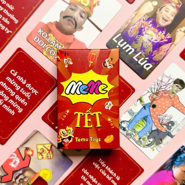 Bộ bài Meme boardgame hottrend hài hước chơi nhóm cùng bạn bè