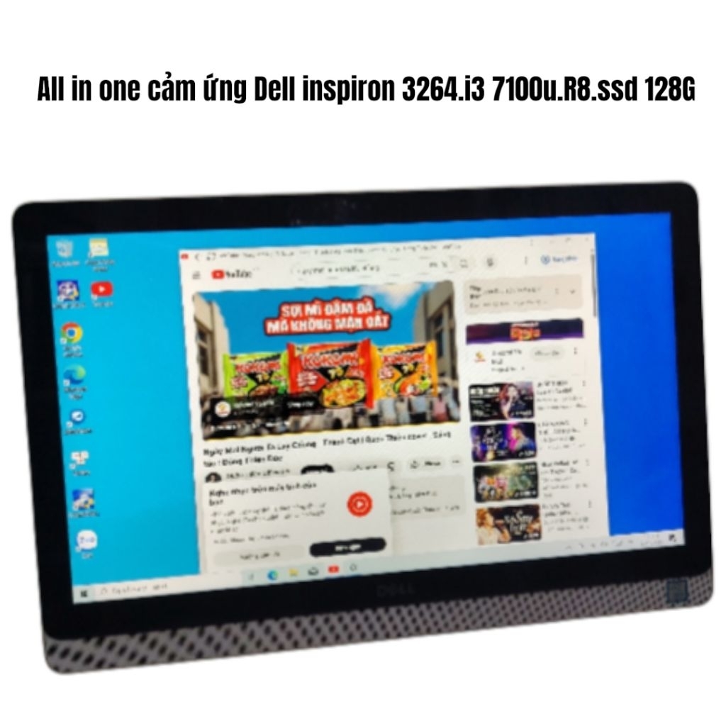 Máy tính All in one cảm ứng Dell inspiron 3264.i3 7100u.R8.ssd 128g.hinh thức đẹp 90%