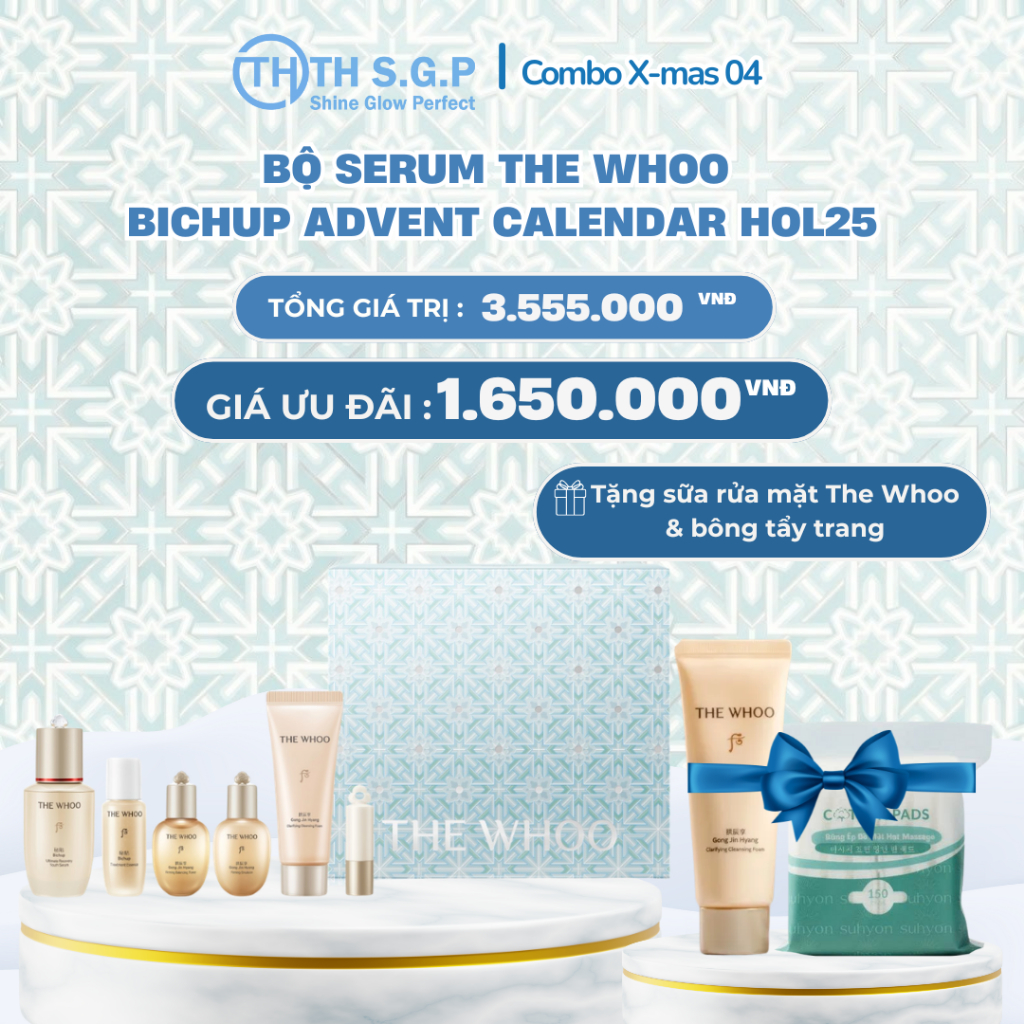 Bộ Serum The Whoo Bichup Advent Calendar HOL25