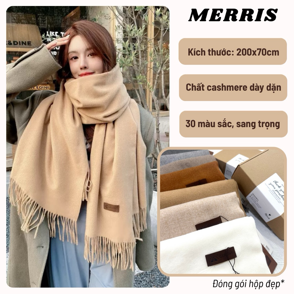 [Hàng có sẵn] K5 - Khăn len quàng cổ trơn nam nữ nhiều màu chất mềm mịn