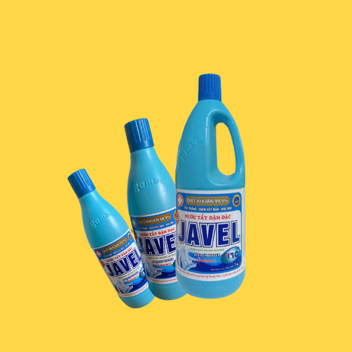 Nước tẩy Javel 1 kg - tẩy trắng quần áo, vết ố vàng, khử trùng, quần áo trắng - Bambo
