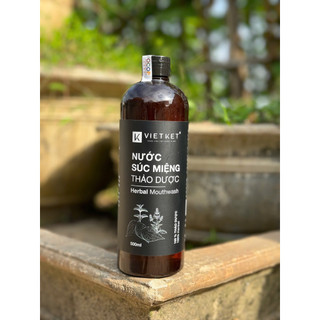 Nước súc miệng thảo dược Vietket, giúp giảm nhiệt miệng, giảm hôi miệng  500ml