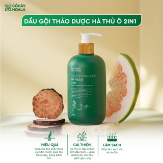  12.12 COMBO 2 Chai Dầu Gội Thảo Dược Cỏ Cây Hoa Lá Hà Thủ Ô 2in1 420gx2 Tặng Kèm Túi Vải 