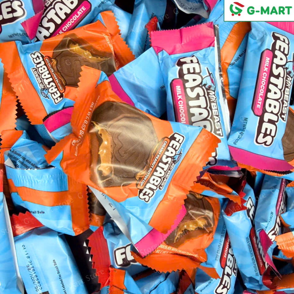 ( LƯU Ý CHIẾT LẺ ) Kẹo Socola Mrbeast Frestables Mix Pack Mỹ Hấp Dẫn, Thơm Ngon