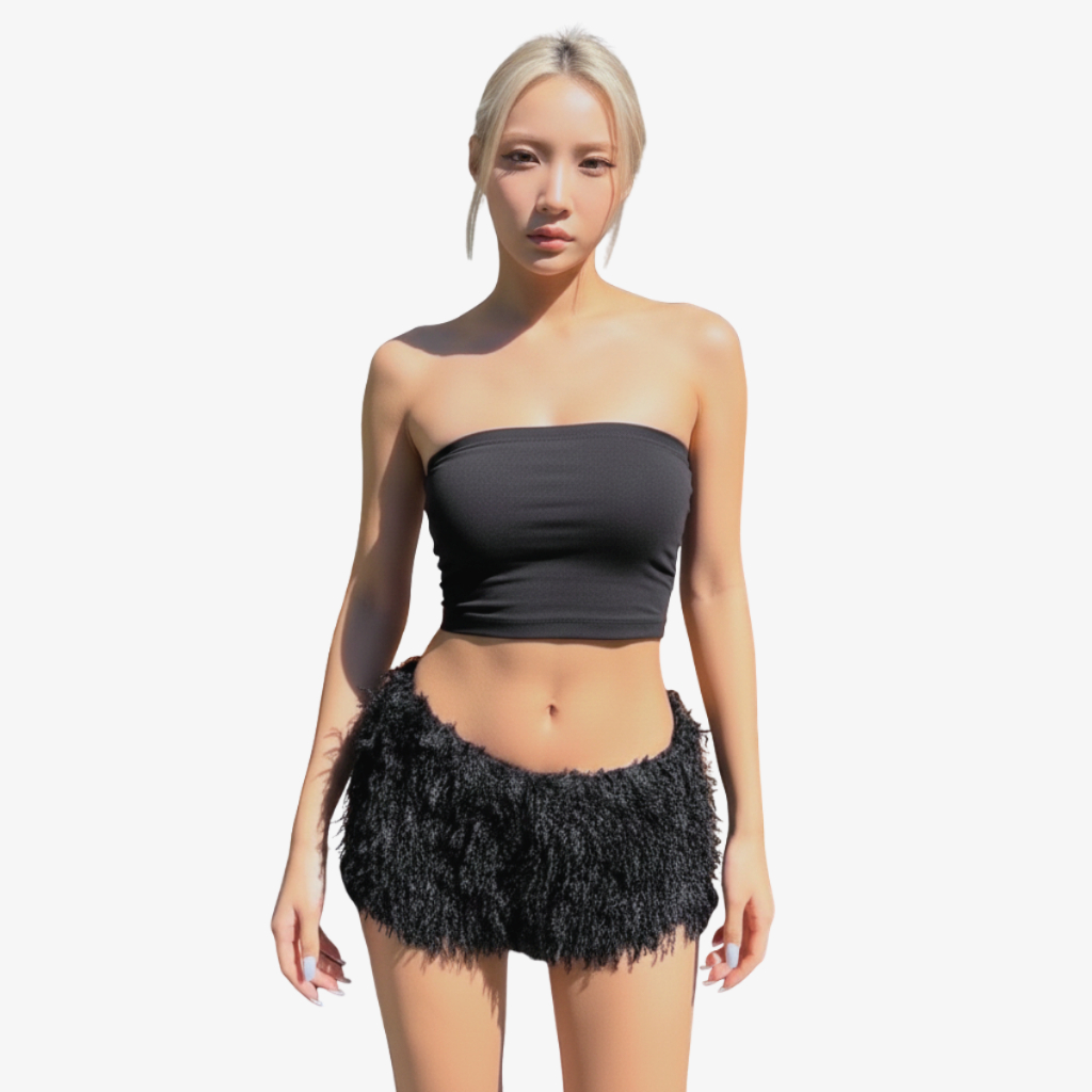 Quần Đùi Nữ Cạp Thấp Chất Lông Vũ Dáng Ngắn Ôm Vòng 3 By ChaBon CB21 | BigBuy360 - bigbuy360.vn