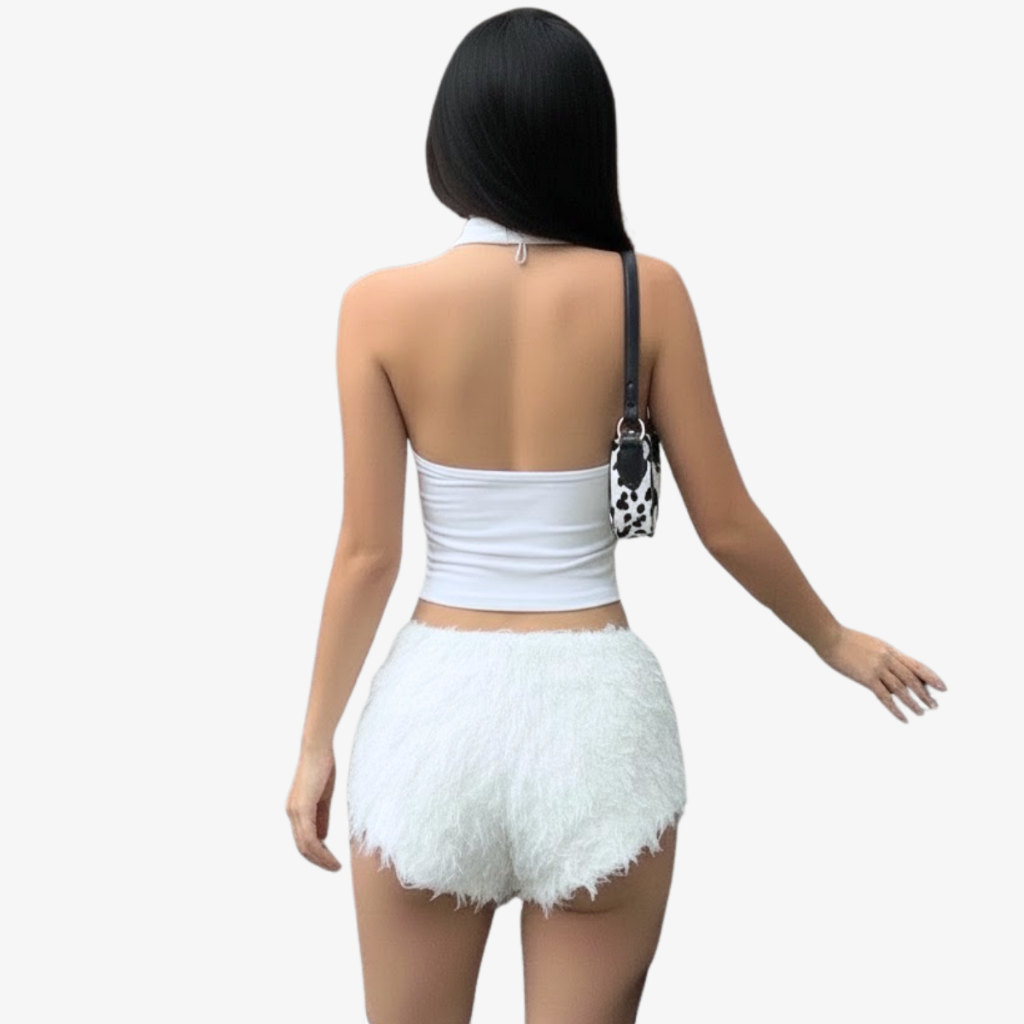 Quần Đùi Nữ Cạp Thấp Chất Lông Vũ Dáng Ngắn Ôm Vòng 3 By ChaBon CB21 | BigBuy360 - bigbuy360.vn