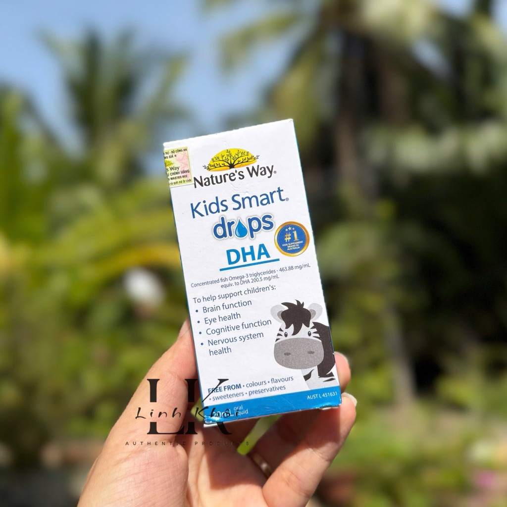 DHA dạng nước Nature's Way Kids Smart Drops DHA 20ml.