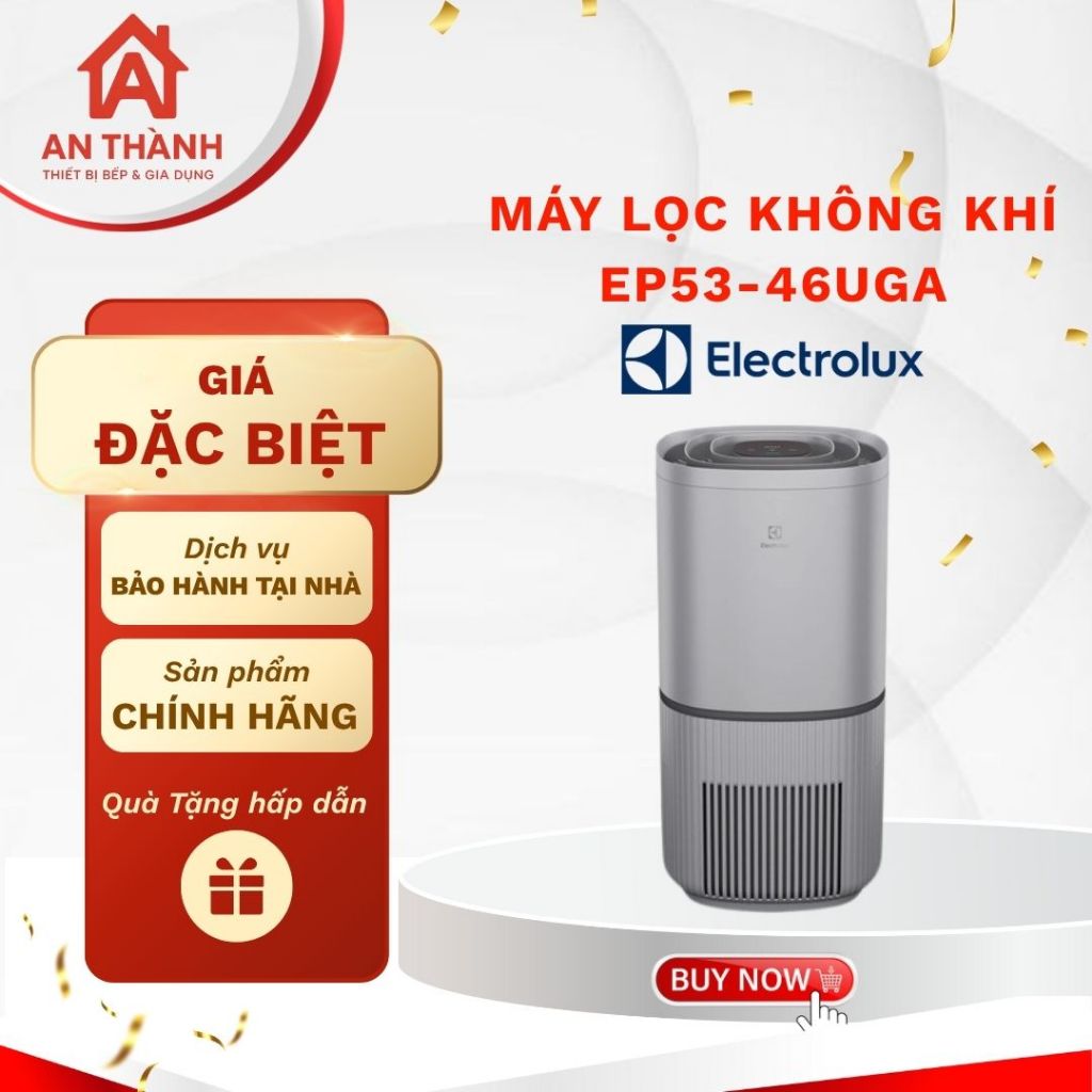 Máy lọc không khí Electrolux EP53-46UGA 40W - Lọc PM2.5, Bảo Vệ Sức Khỏe Gia Đình