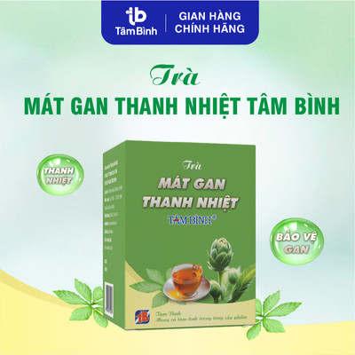 [Trợ giá] Trà mát gan thanh nhiệt Tâm Bình (1 hộp 20 túi lọc) – Thưởng thức vị trà thơm mát, thư thái tự nhiên