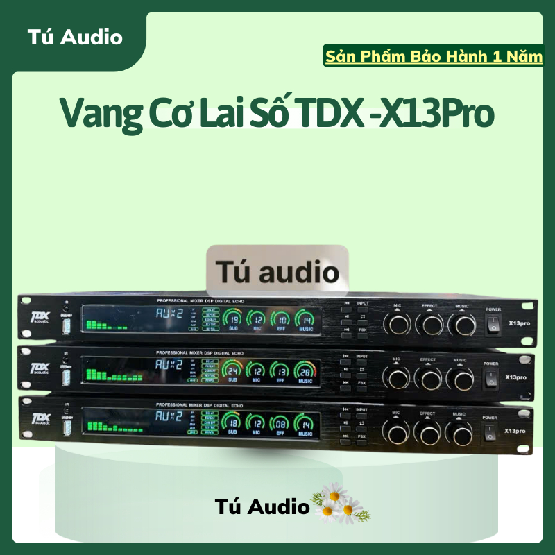 Vang cơ lai số chính hãng TDX X13-Pro , bản mới nhất đầy đủ tính năng bluetooth... Rever đầy đủ
