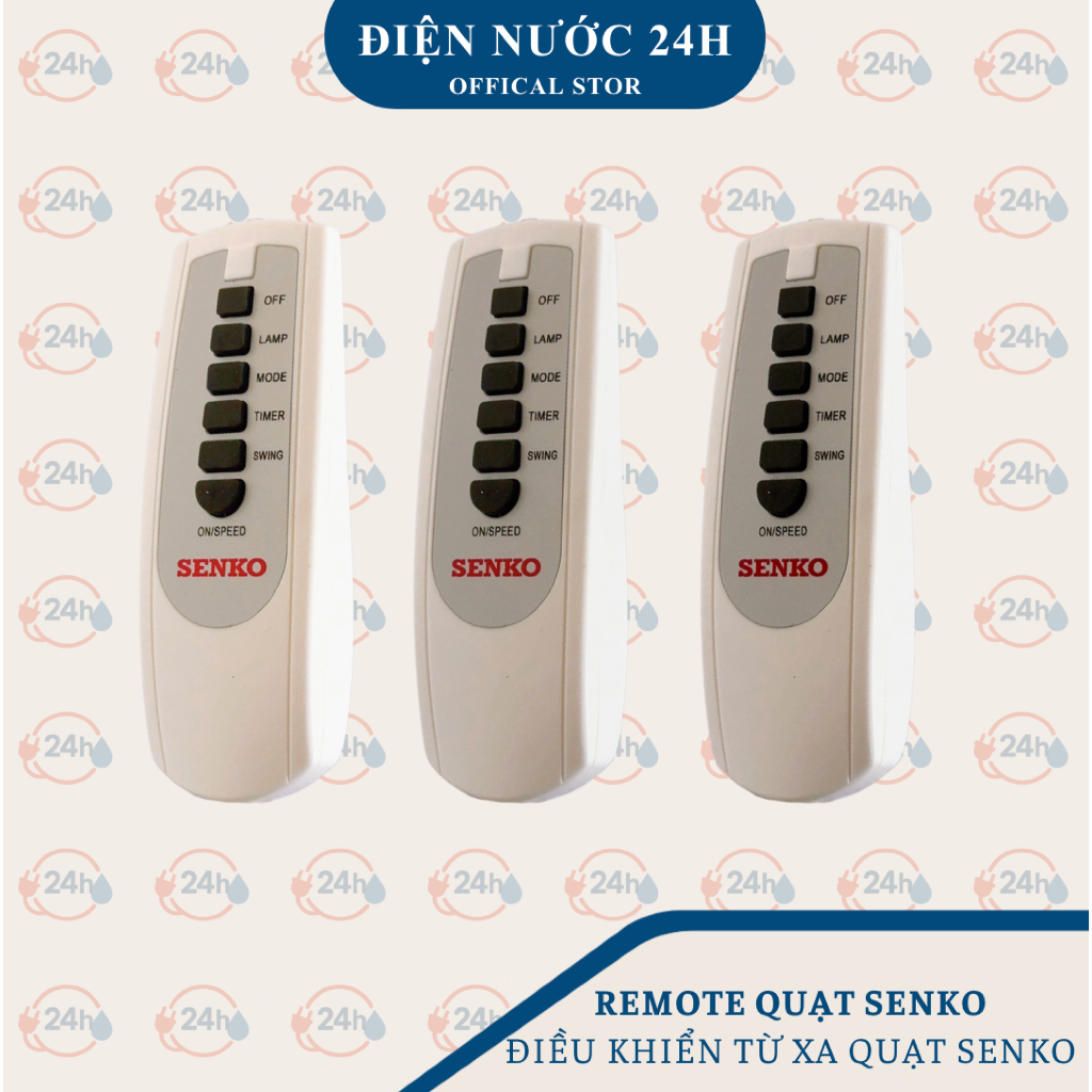 Remote Quạt Senko - Điều Khiển Từ Xa Quạt Senko - Remote Quạt Senko TR1683/DR1608/TR1628/DR888