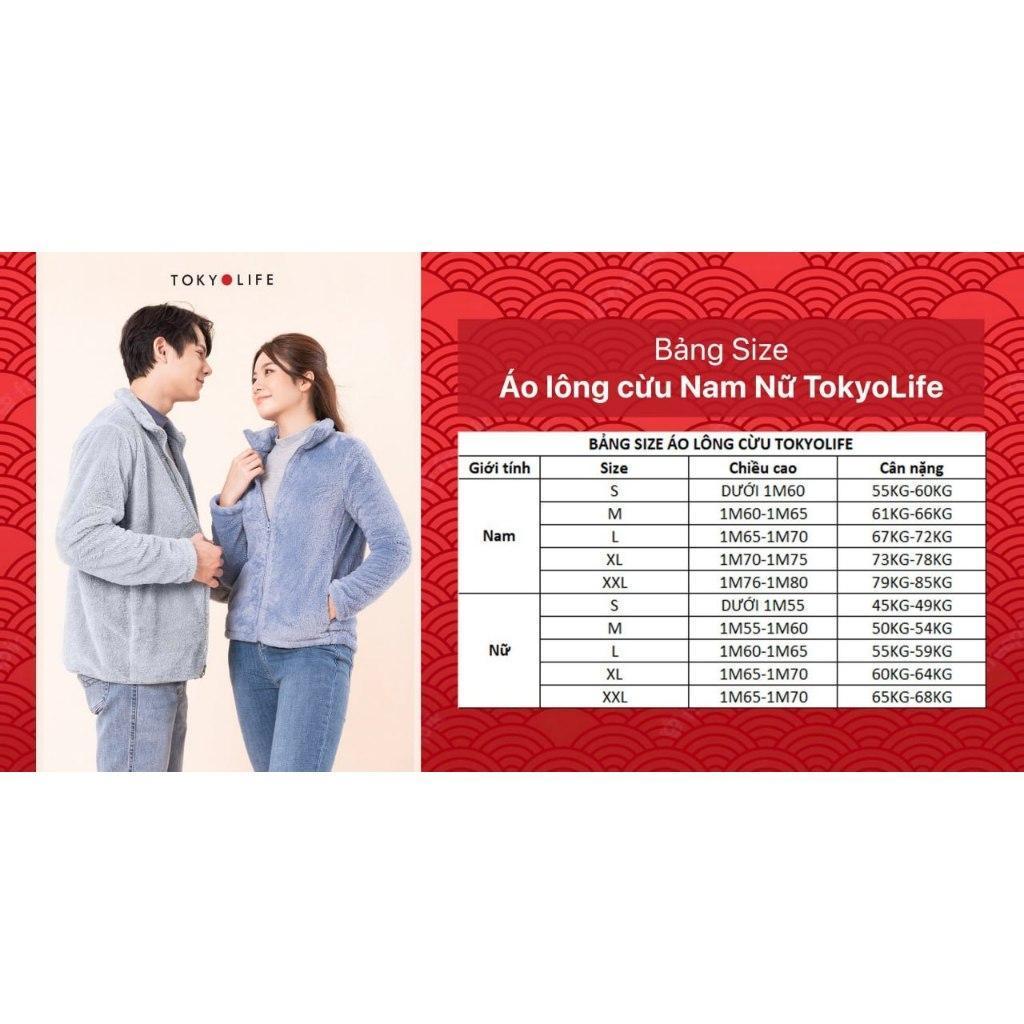 [CÓ MŨ- TĂNG 1 SIZE] Áo khoác lông cừu nữ mũ liền TOKYOLIFE 40001958 | BigBuy360 - bigbuy360.vn