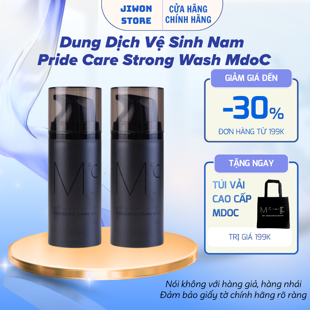 Dung Dịch Vệ Sinh Nam Pride Care Strong Wash MdoC Cao cấp Lưu Hương Khử Mùi 100ml