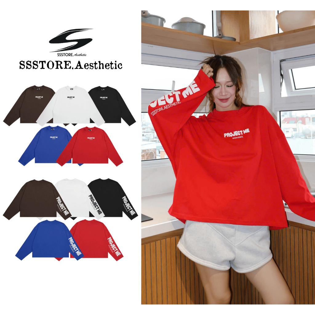 [COLLECTION TẾT] Áo Thun Tay Dài Chữ In Nổi Chất Vải Cotton 250GSM Boxy Unisex Nhiều Màu | SSSTORE.Aestehtic | BigBuy360 - bigbuy360.vn