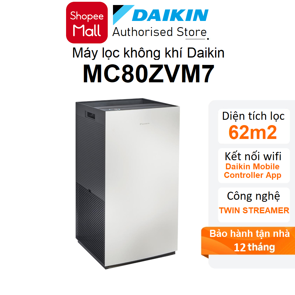 Máy lọc không khí Daikin MC80ZVM7 - Hàng chính hãng