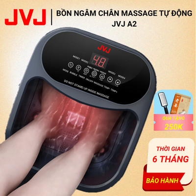 Bồn Ngâm Chân Massage Tự Động JVJ A2,Massage Tự Động Bằng Con Lăn,Tạo Cảm Giác Thư Giãn -BH 6 Tháng