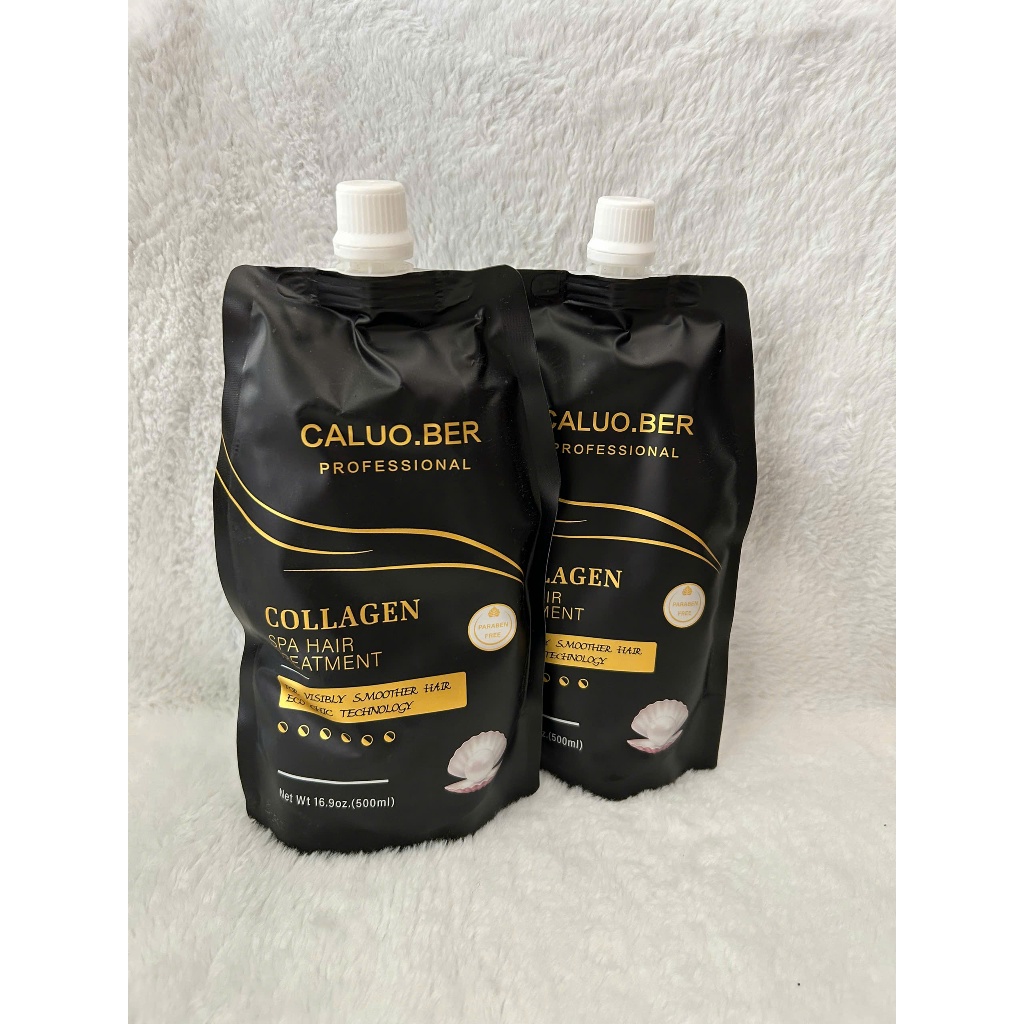 Caluober Hấp dầu tóc dạng túi Collagen Spa Hair Treatment 500ml