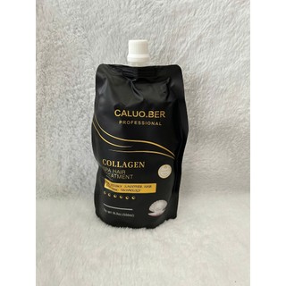 Caluober Hấp dầu tóc dạng túi Collagen Spa Hair Treatment 500ml