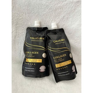 Caluober Hấp dầu tóc dạng túi Collagen Spa Hair Treatment 500ml