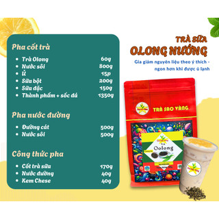Trà OoLong Nướng Sao Vàng - 500g - Thích hợp pha chế trà sữa Oolong